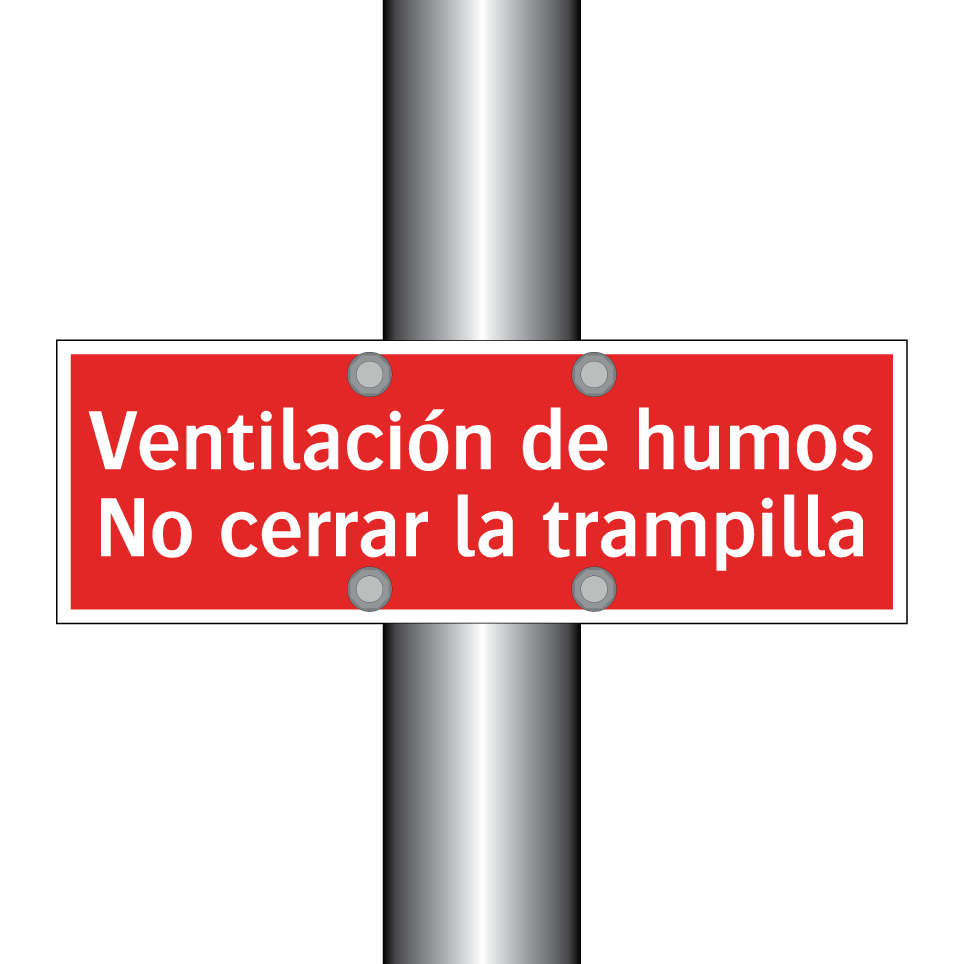 Ventilación de humos No cerrar la trampilla