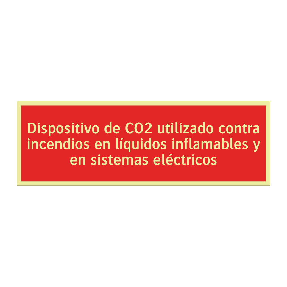 Dispositivo de CO2 utilizado contra incendios en líquidos inflamables y en sistemas eléctricos