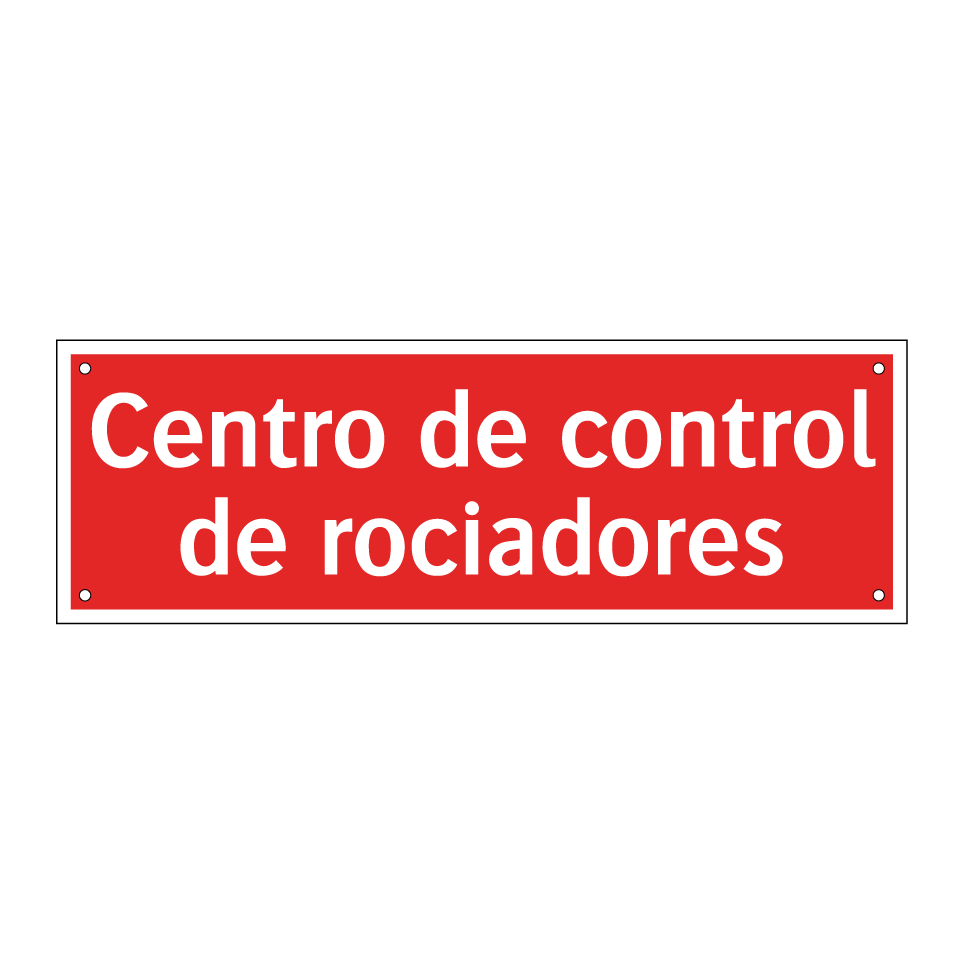 Centro de control de rociadores