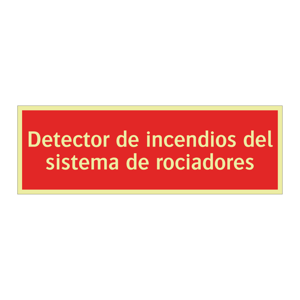 Detector de incendios del sistema de rociadores
