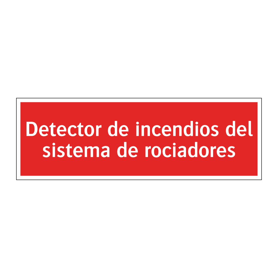 Detector de incendios del sistema de rociadores