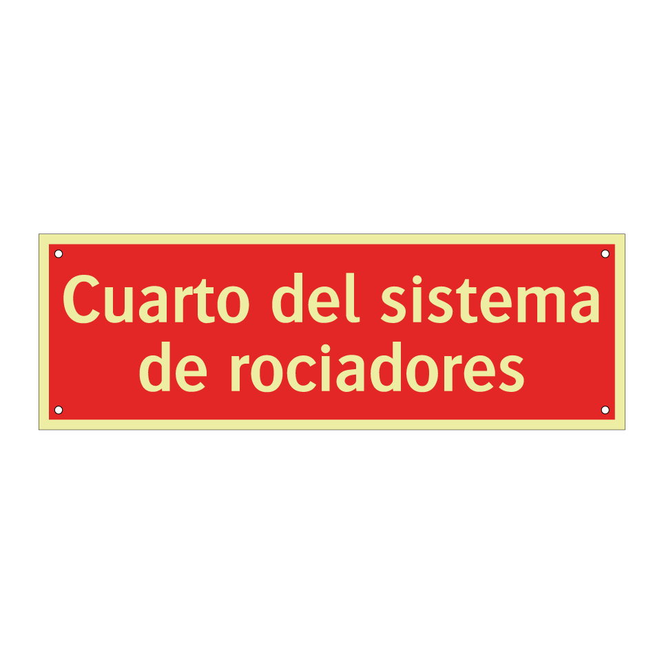Cuarto del sistema de rociadores