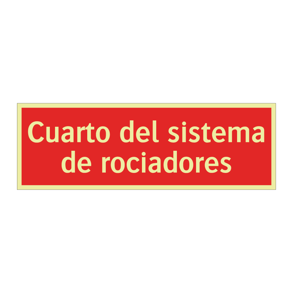 Cuarto del sistema de rociadores