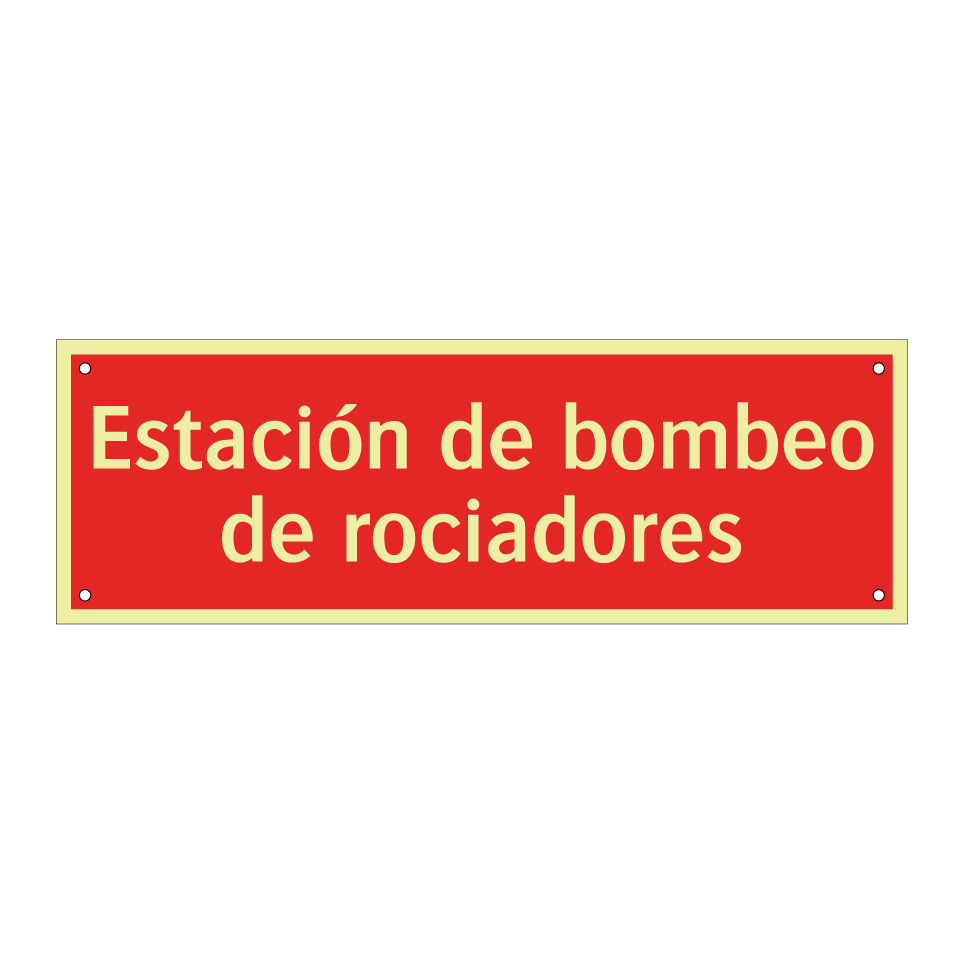 Estación de bombeo de rociadores