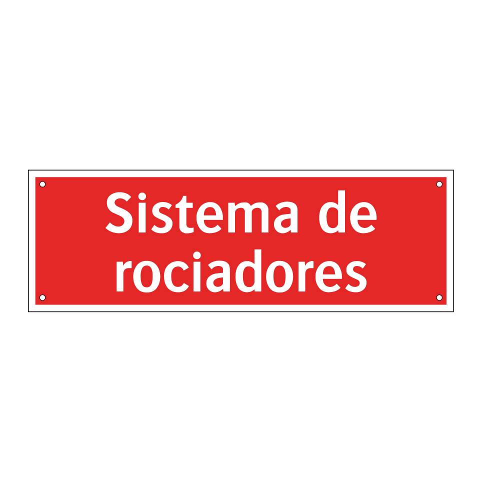 Sistema de rociadores