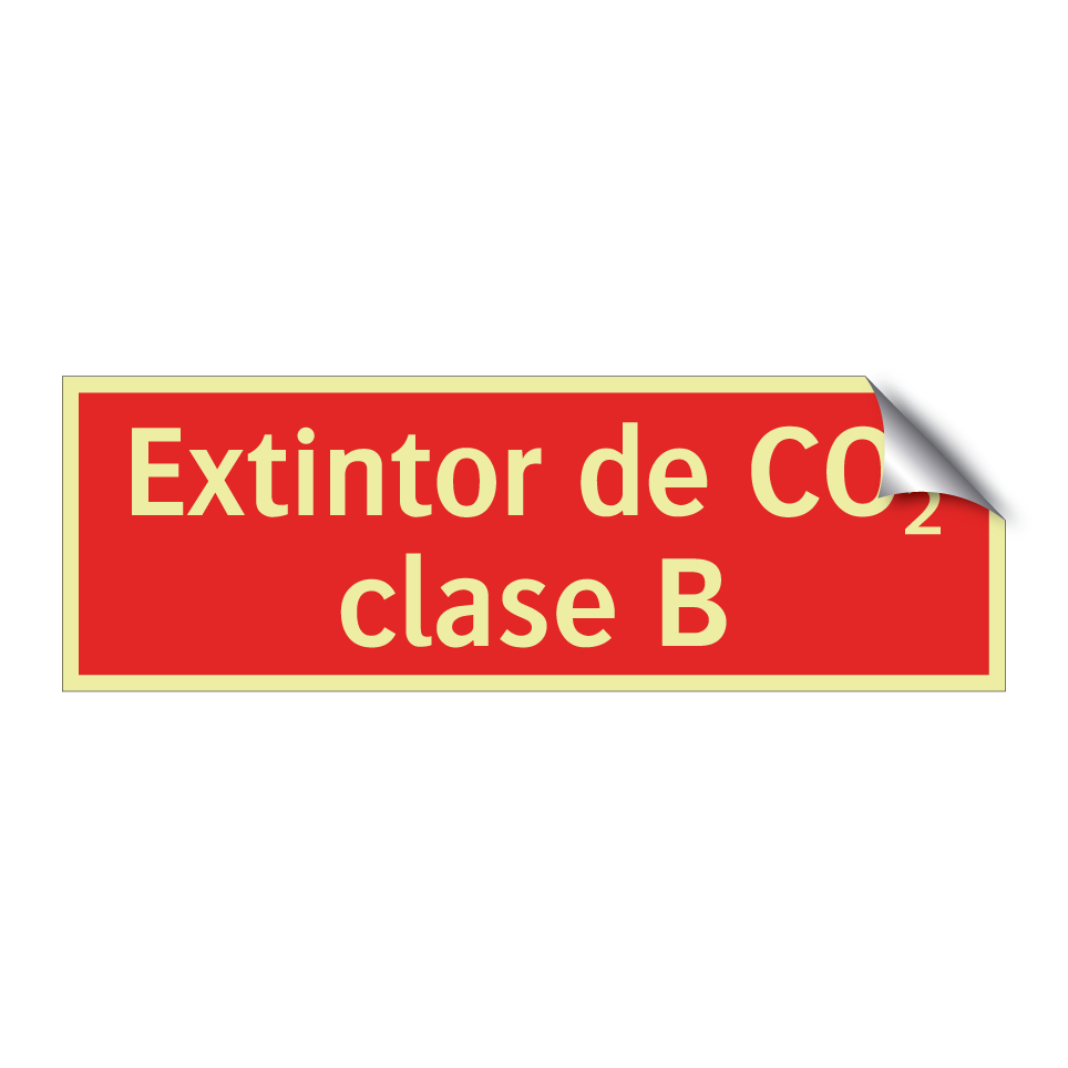 Extintor de CO₂ clase B