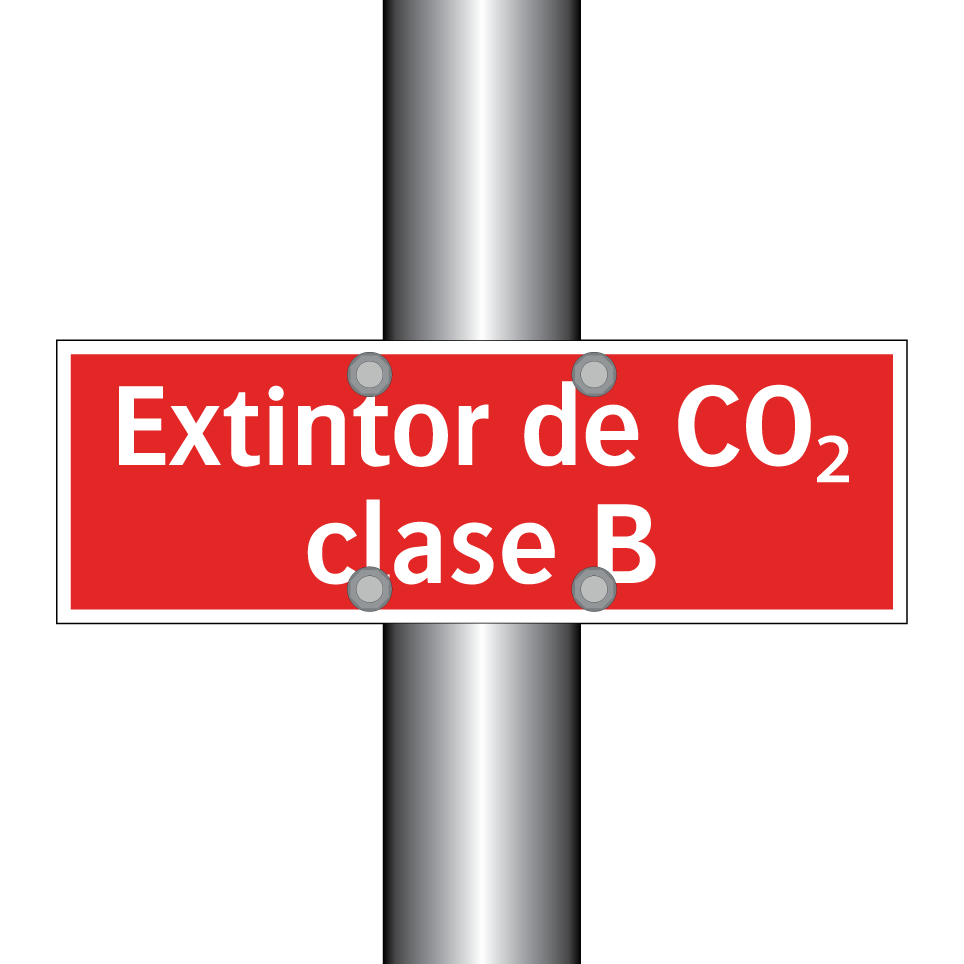 Extintor de CO₂ clase B