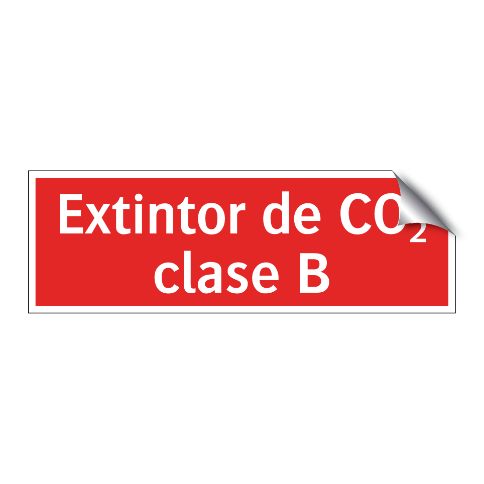 Extintor de CO₂ clase B