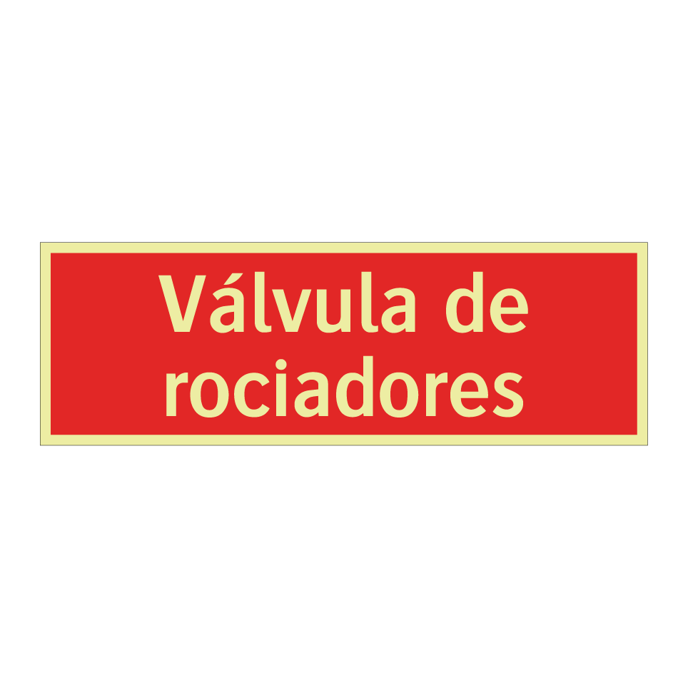 Válvula de rociadores