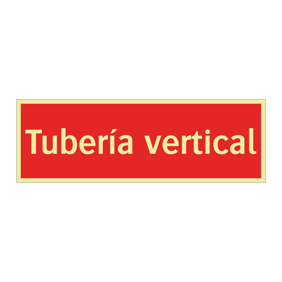 Tubería vertical