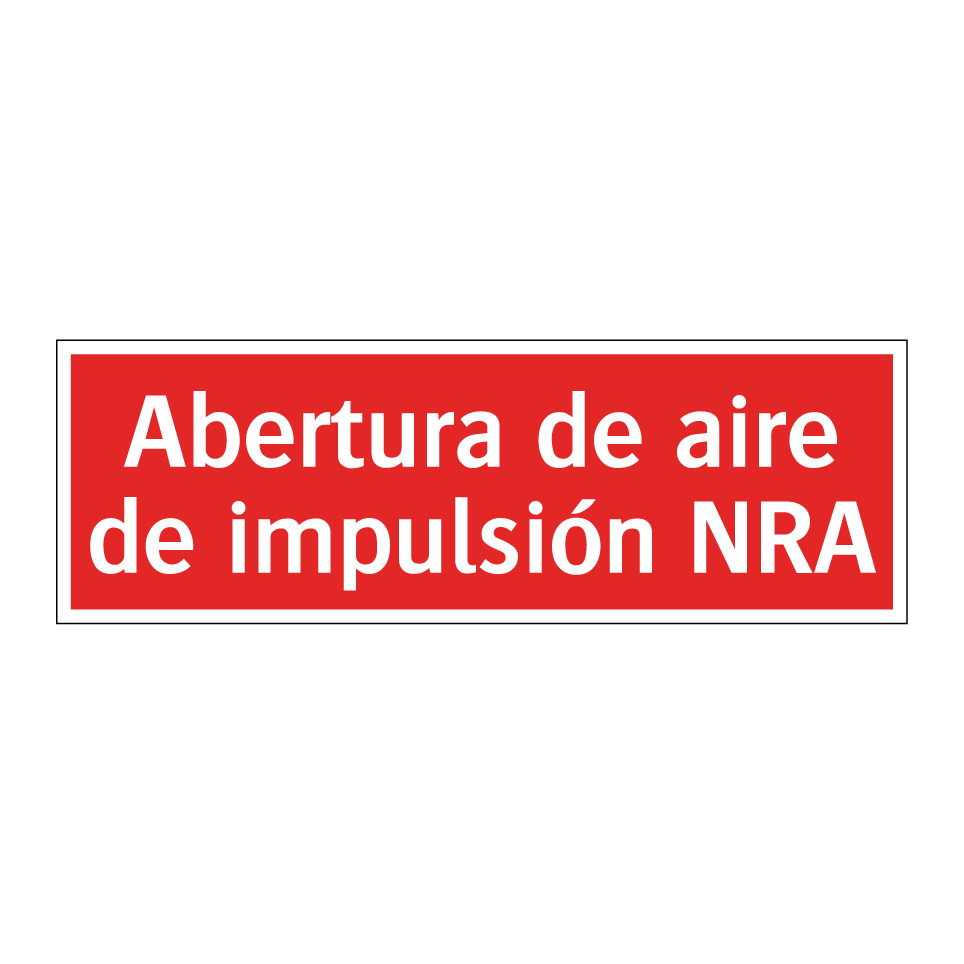 Abertura de aire de impulsión NRA