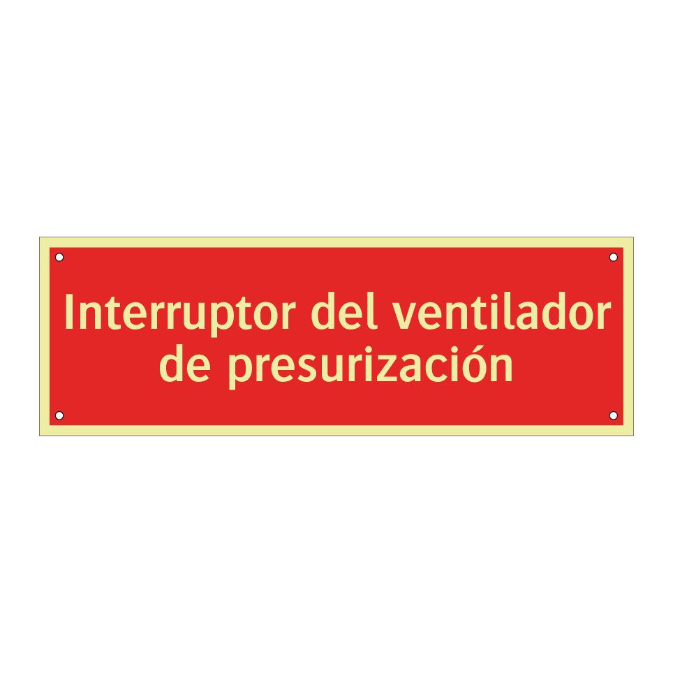 Interruptor del ventilador de presurización
