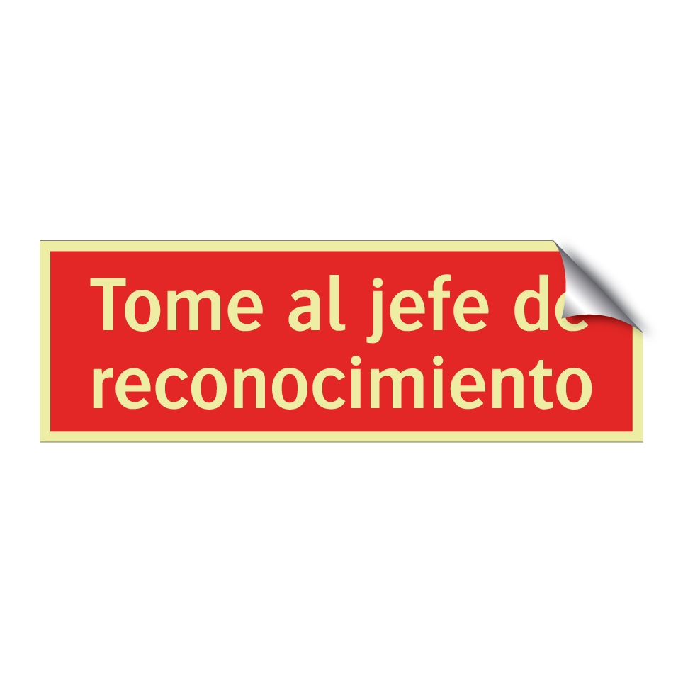 Tome al jefe de reconocimiento