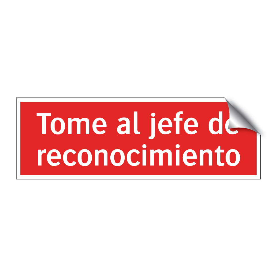 Tome al jefe de reconocimiento
