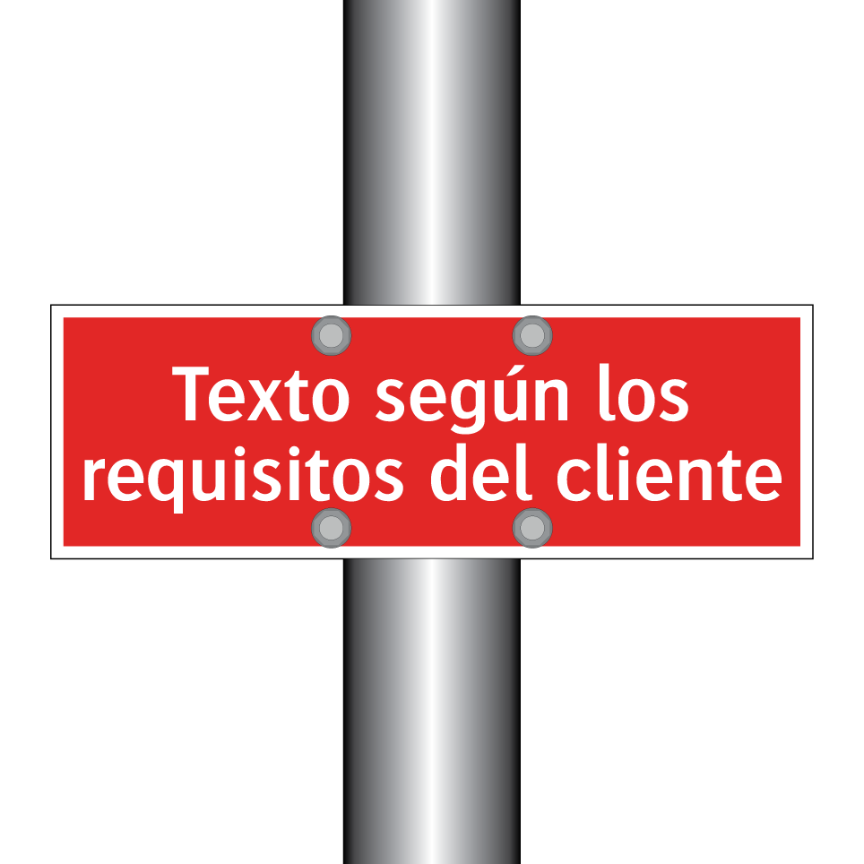 Texto según los requisitos del cliente