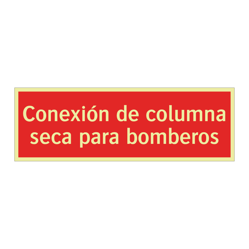 Conexión de columna seca para bomberos