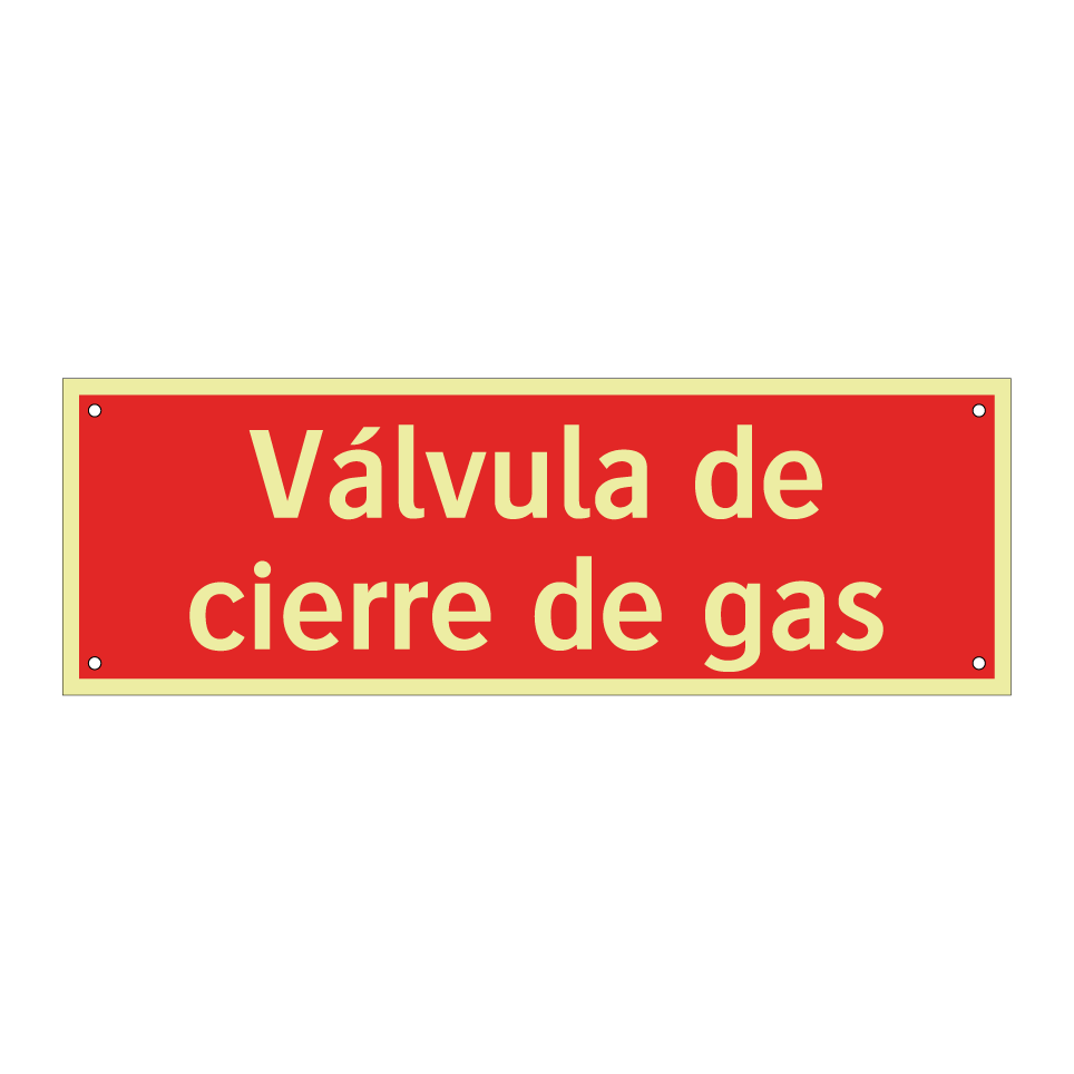 Válvula de cierre de gas