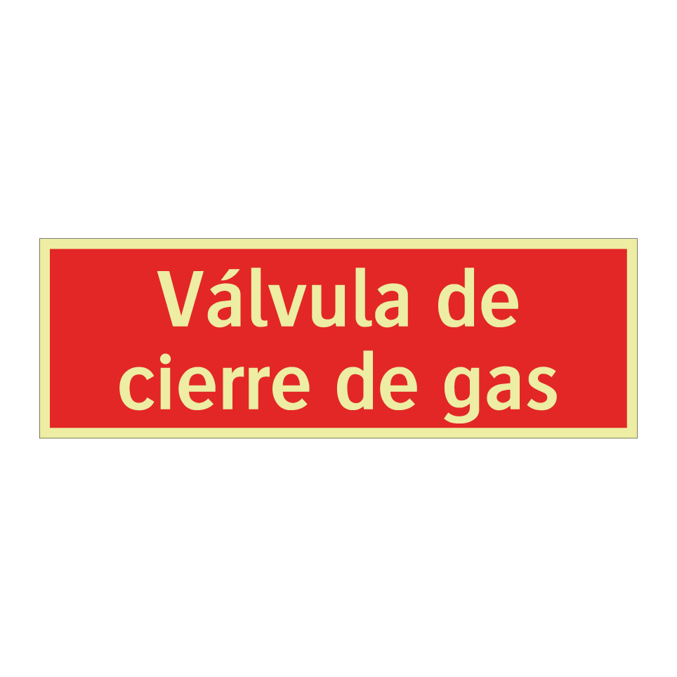 Válvula de cierre de gas