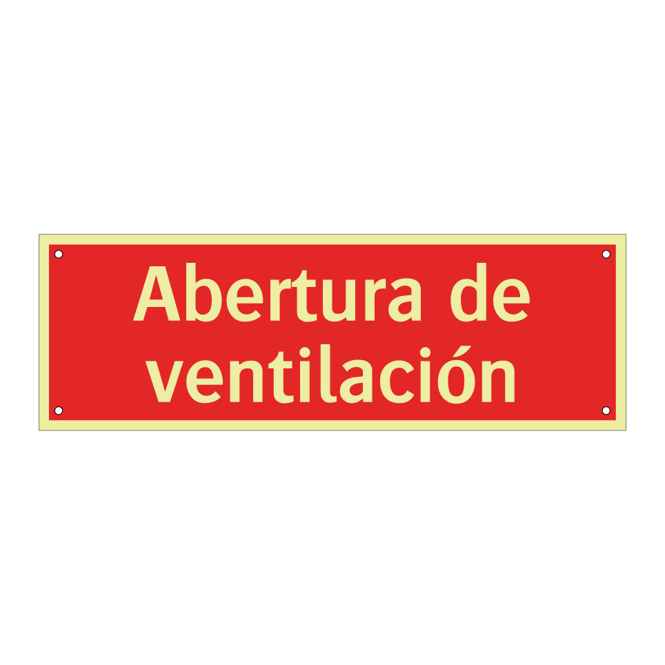 Abertura de ventilación