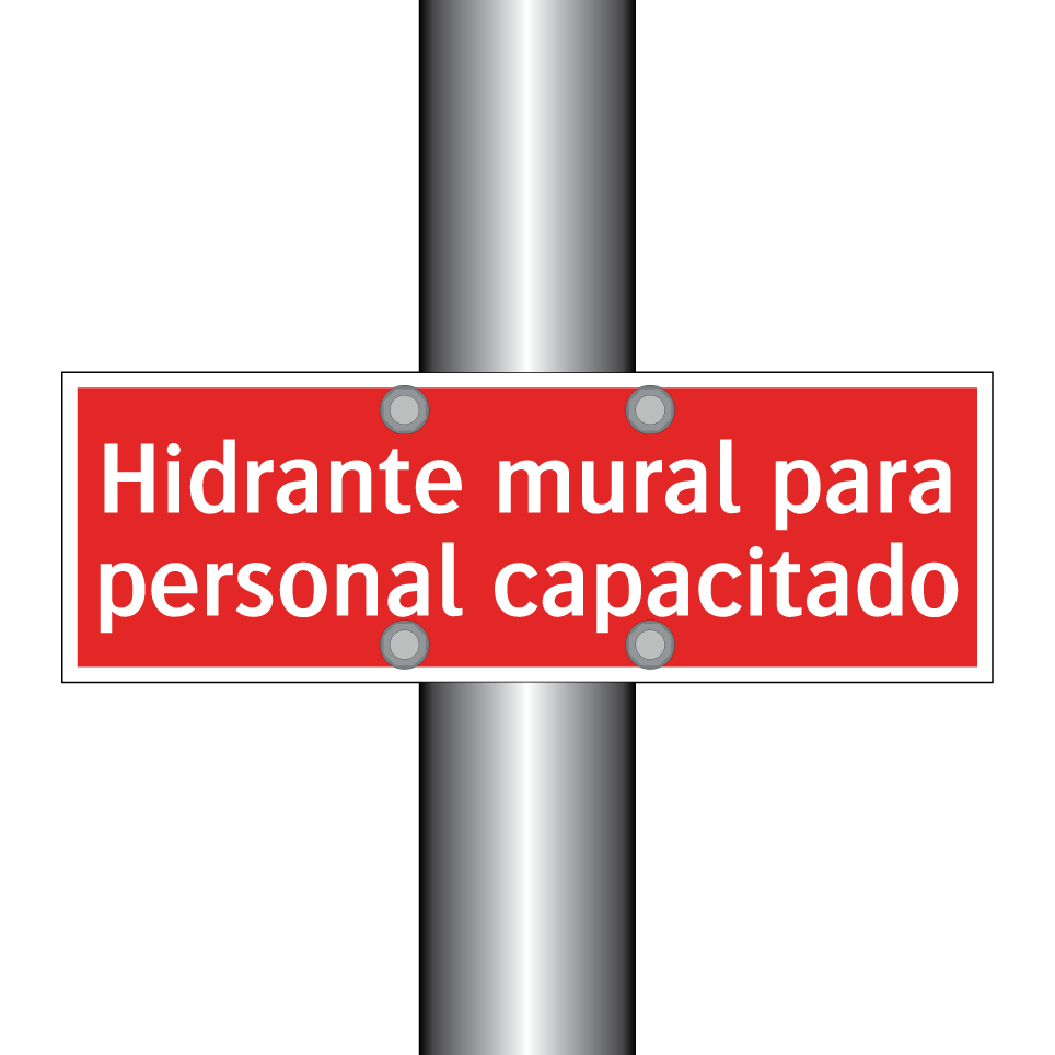 Hidrante mural para personal capacitado