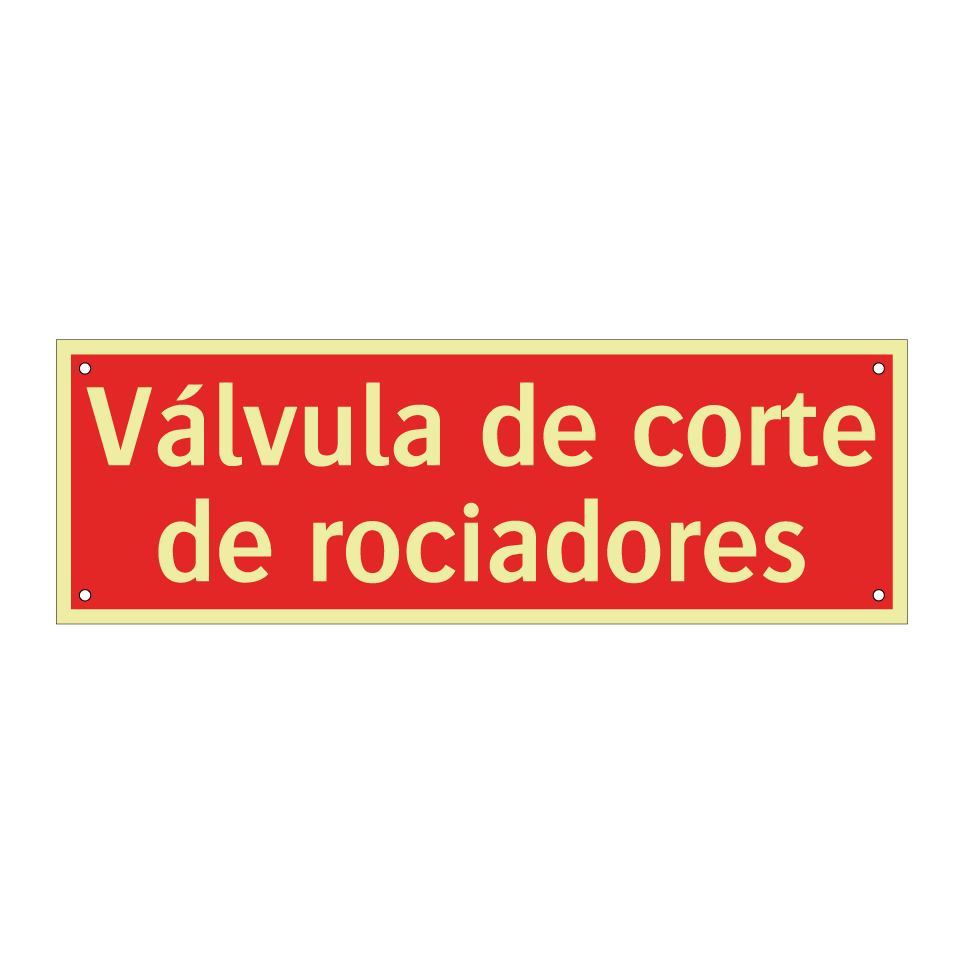 Válvula de corte de rociadores
