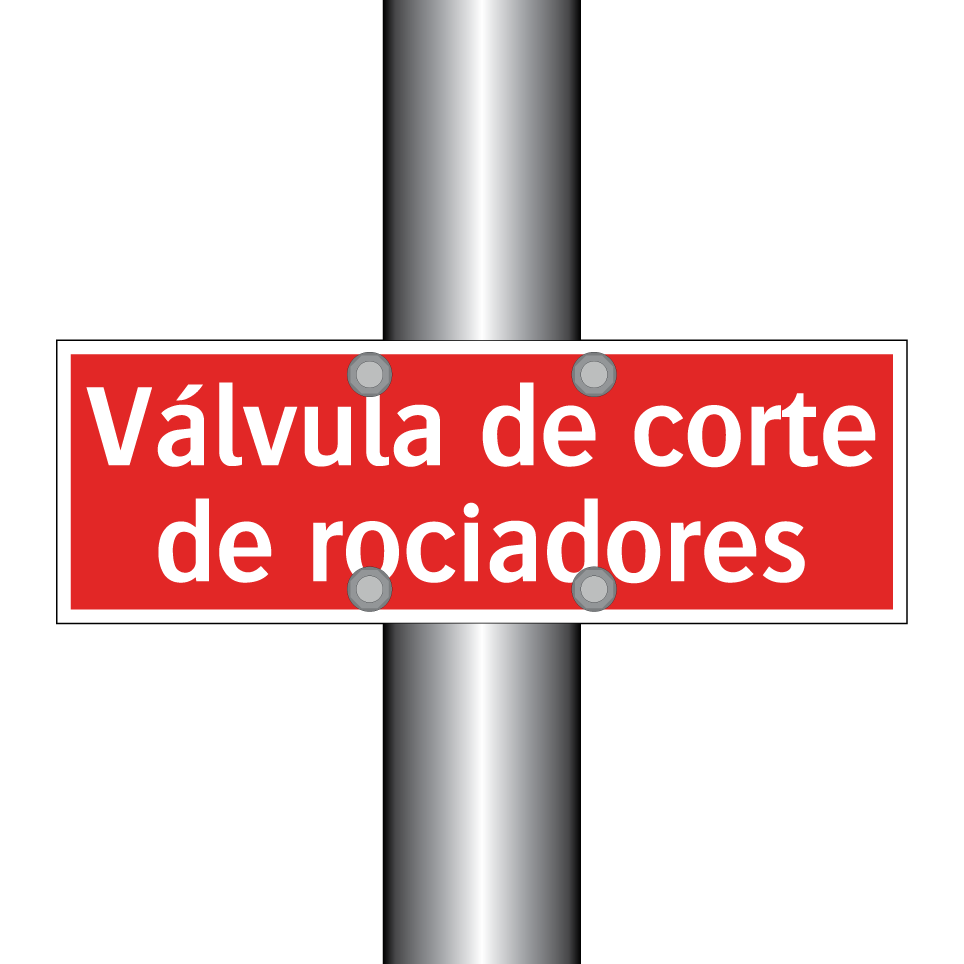 Válvula de corte de rociadores