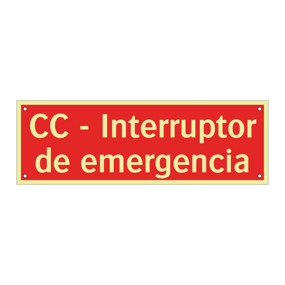 CC - Interruptor de emergencia