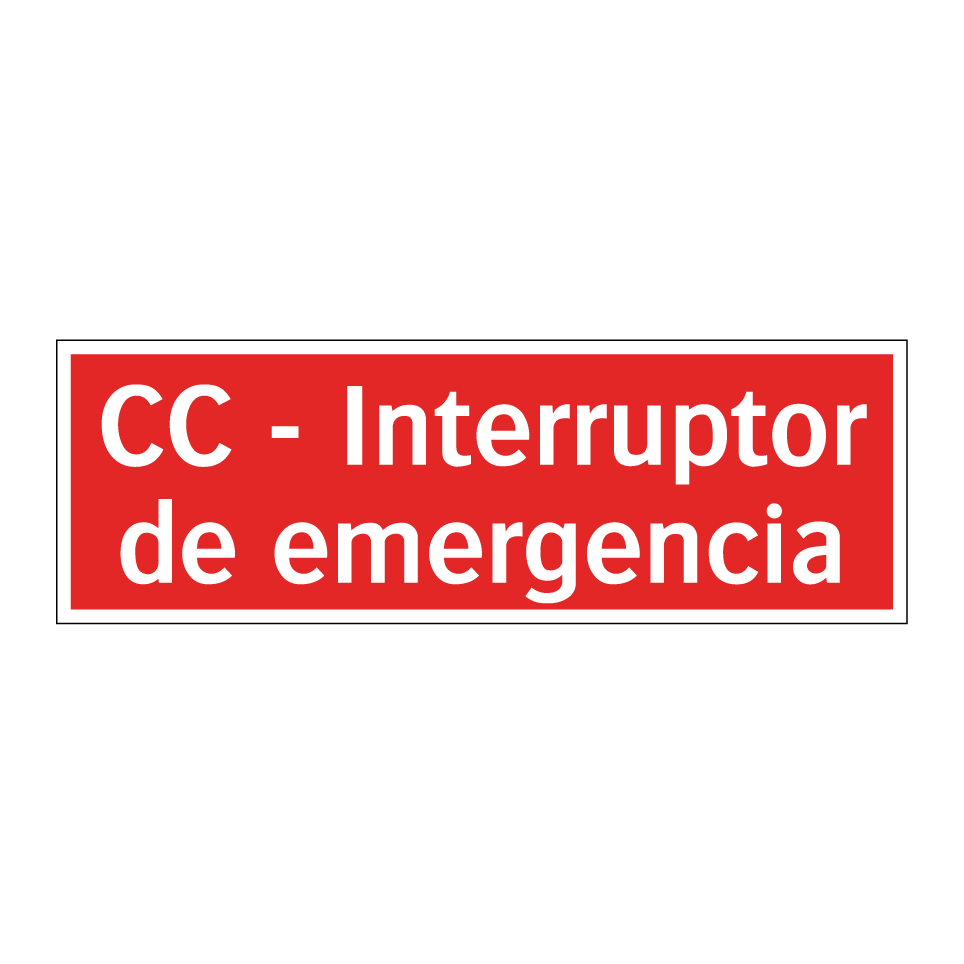 CC - Interruptor de emergencia