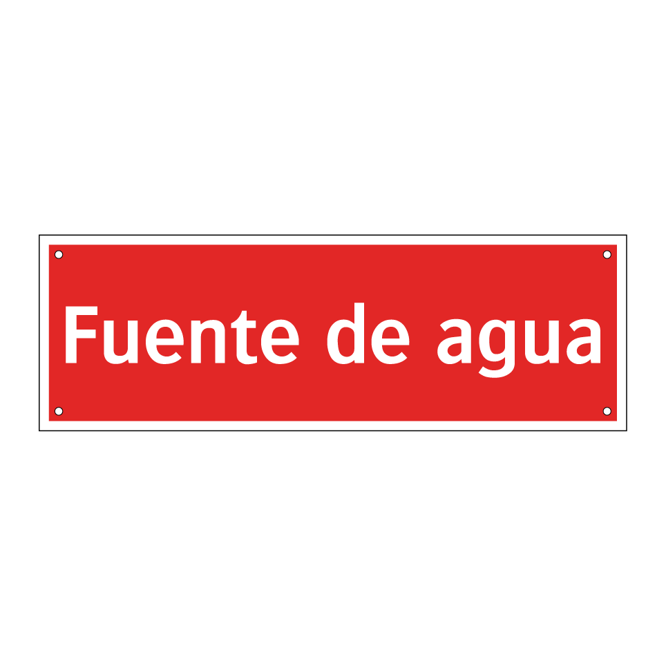 Fuente de agua