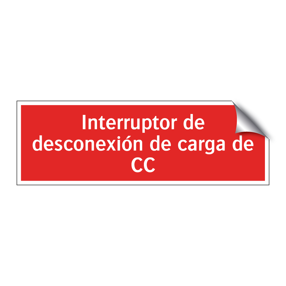 Interruptor de desconexión de carga de CC