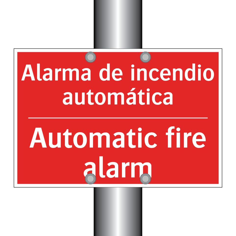 Alarma de incendio automática - Automatic fire alarm