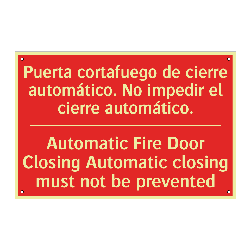 Puerta cortafuego de cierre /.../ - Automatic Fire Door Closing /.../