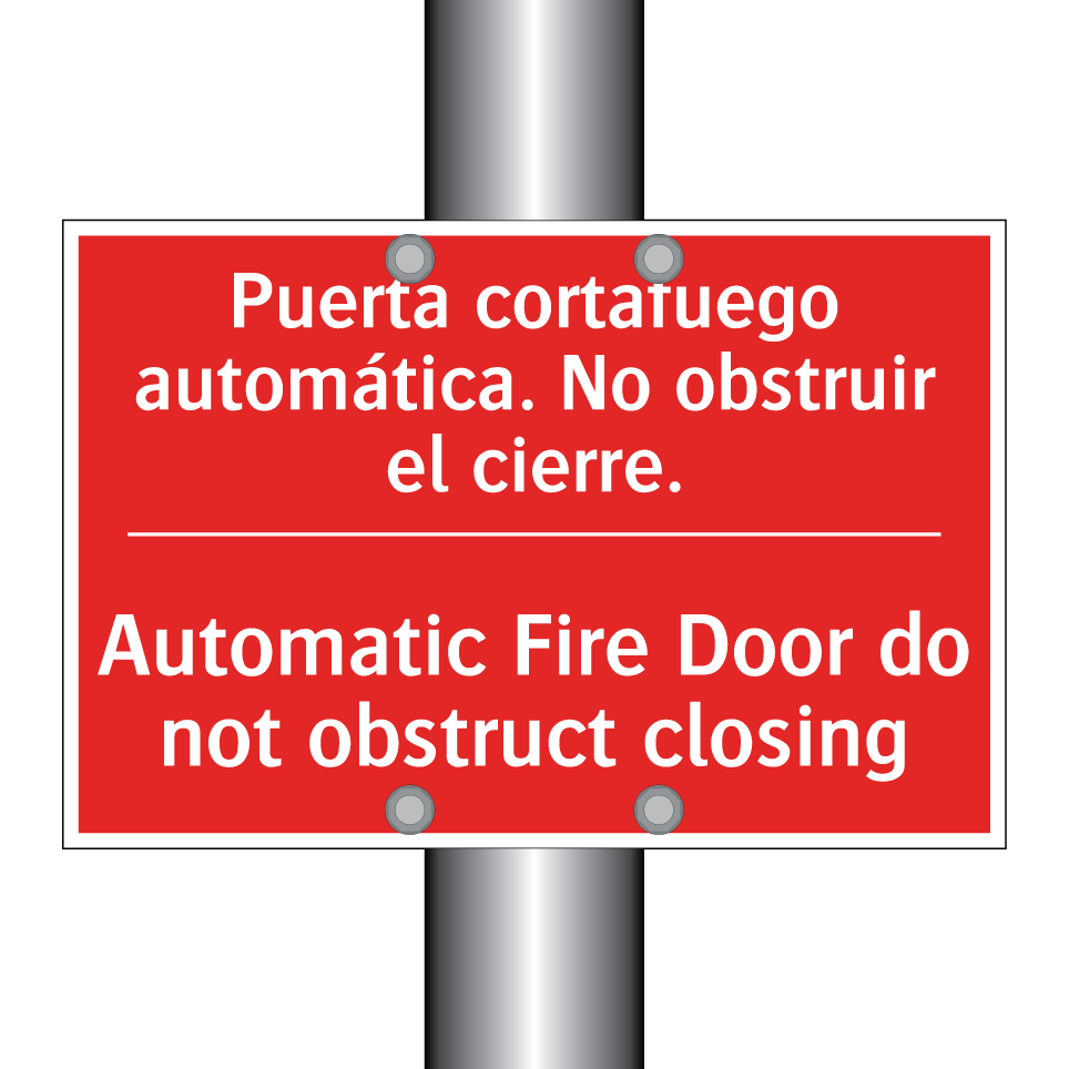 Puerta cortafuego automática. /.../ - Automatic Fire Door do not /.../