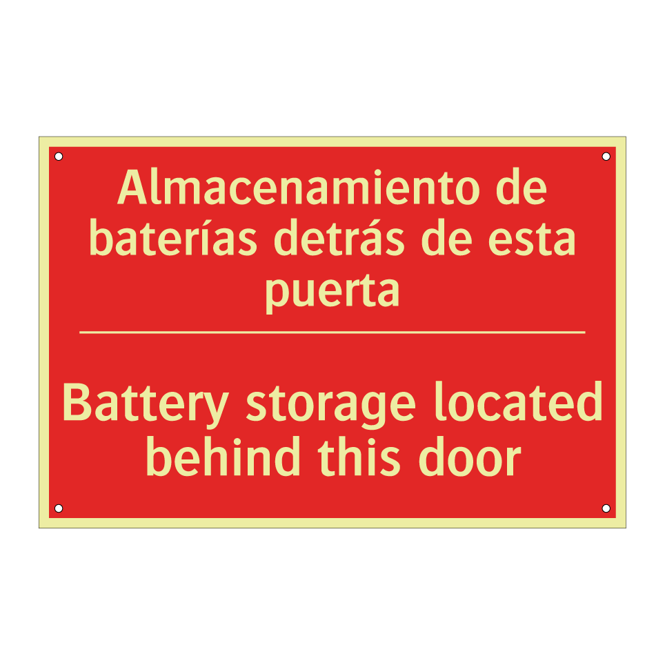 Almacenamiento de baterías /.../ - Battery storage located /.../