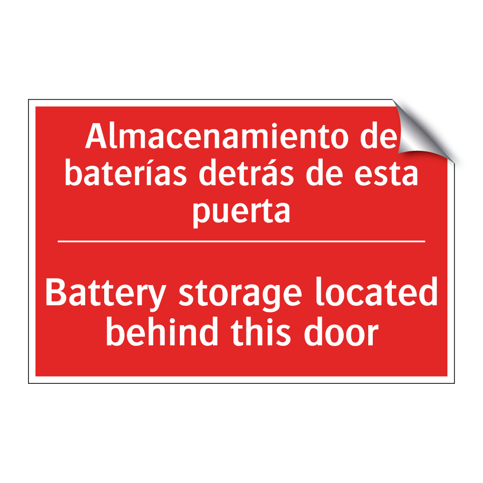 Almacenamiento de baterías /.../ - Battery storage located /.../