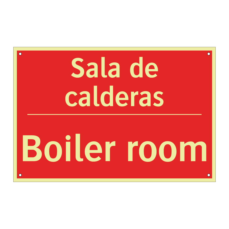 Sala de calderas - Boiler room