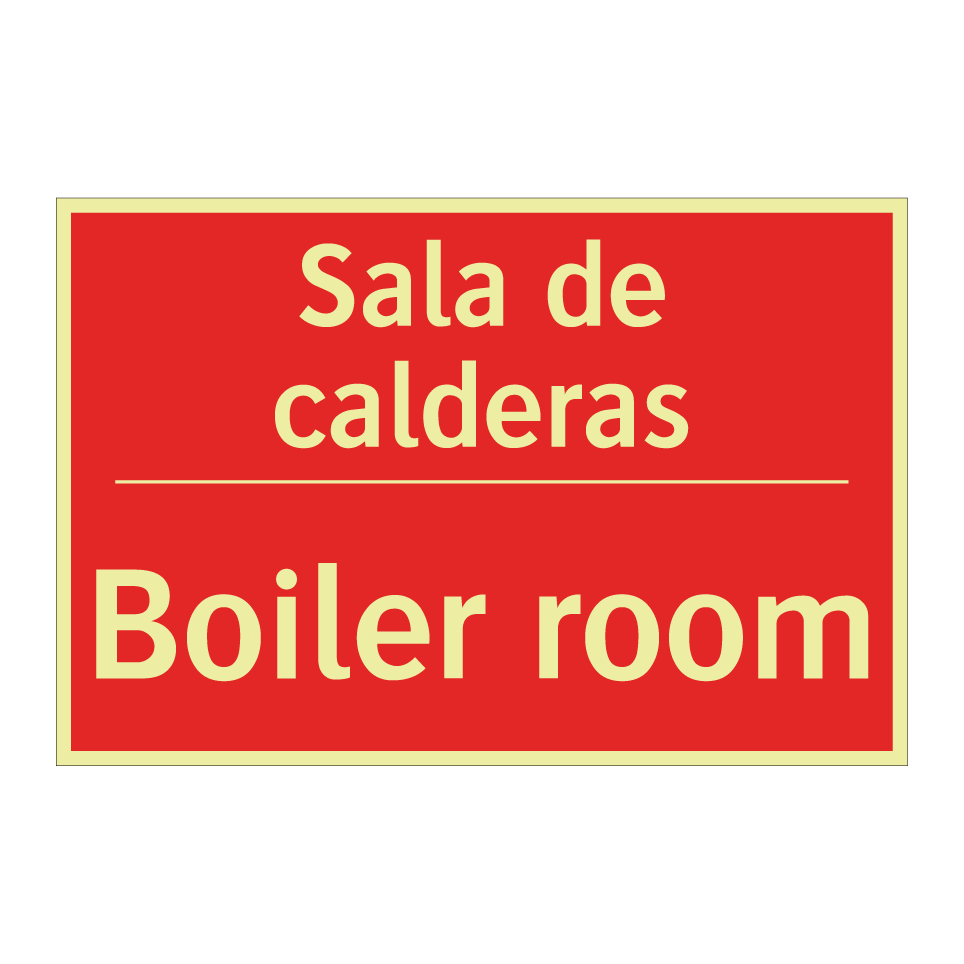 Sala de calderas - Boiler room