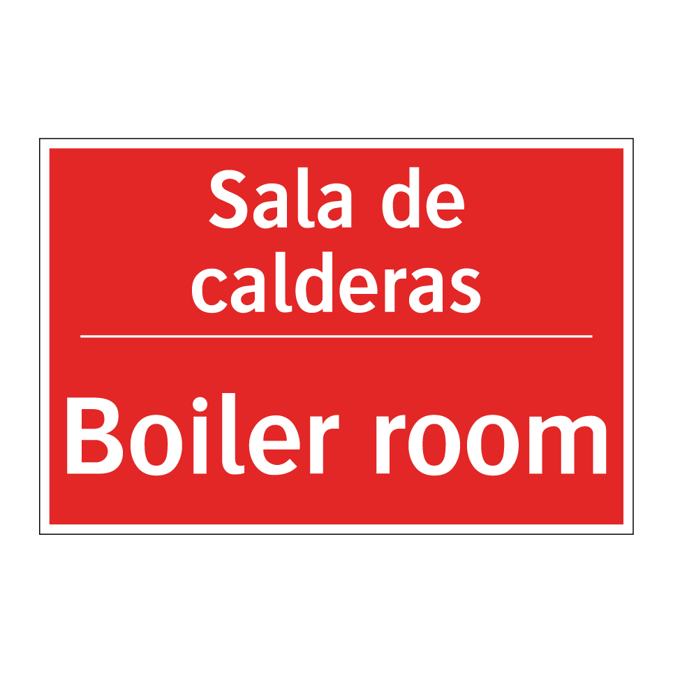 Sala de calderas - Boiler room