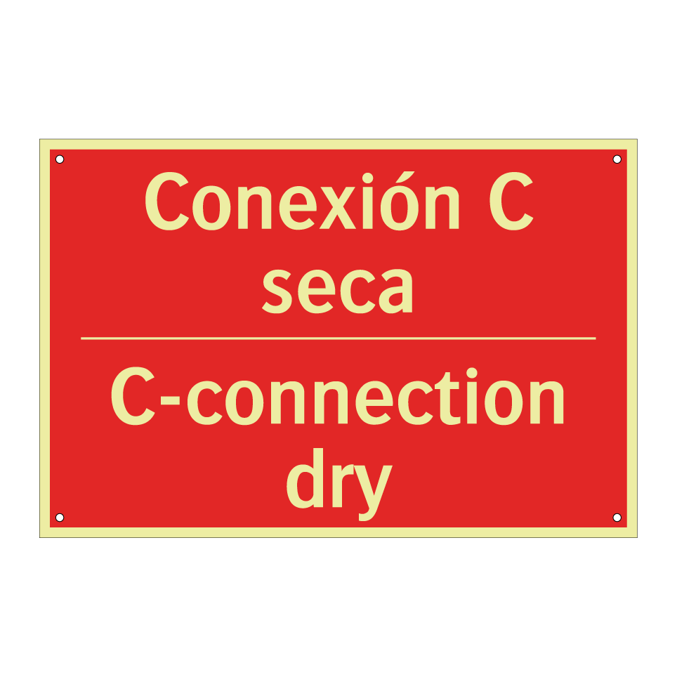 Conexión C seca - C-connection dry
