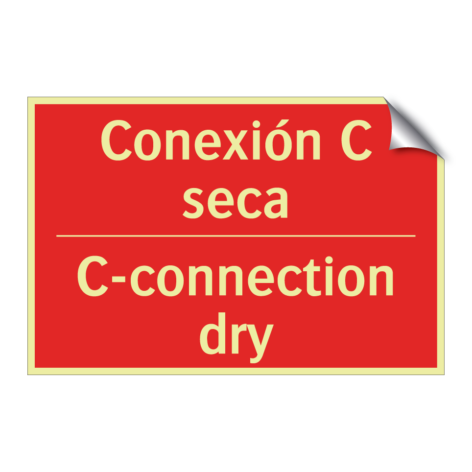 Conexión C seca - C-connection dry