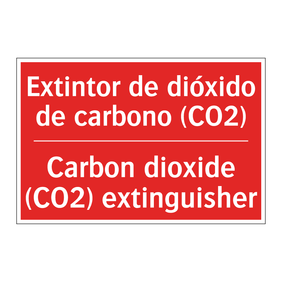 Extintor de dióxido de /.../ - Carbon dioxide (CO2) /.../
