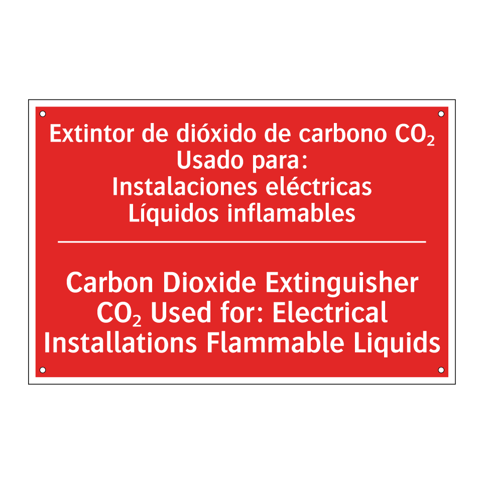 Extintor de dióxido de /.../ - Carbon Dioxide Extinguisher /.../