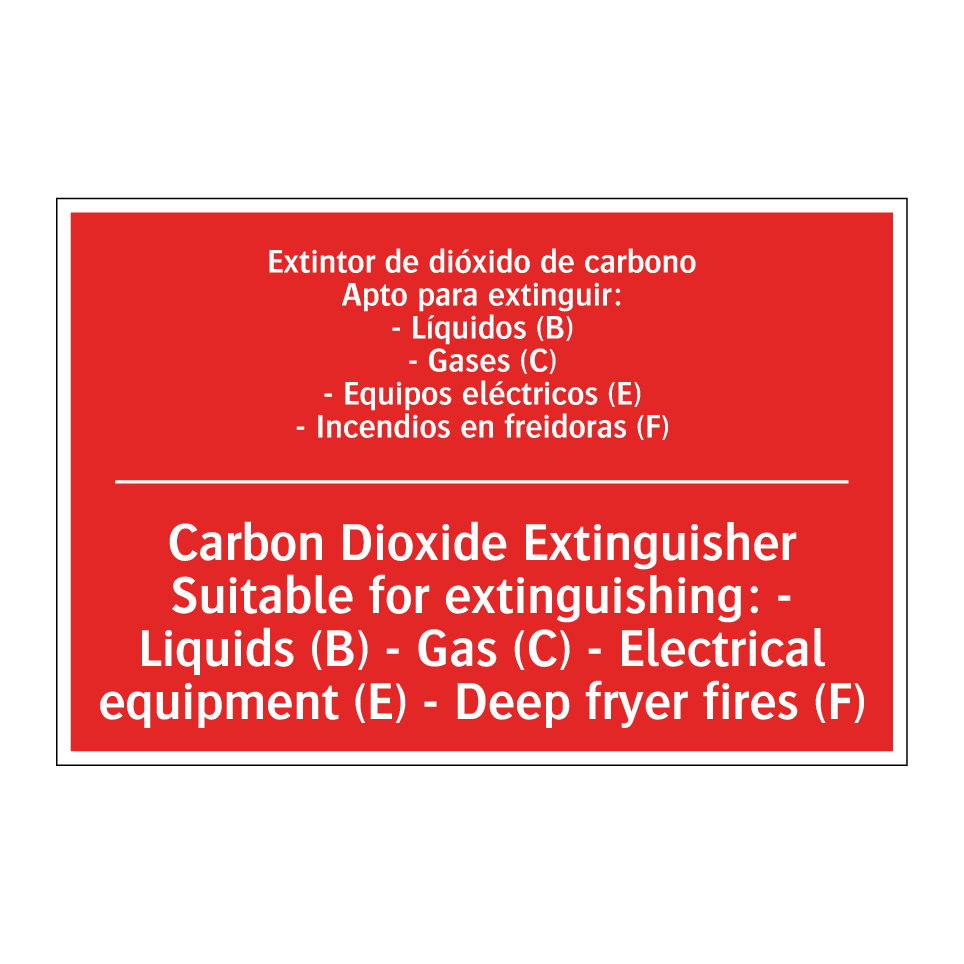 Extintor de dióxido de /.../ - Carbon Dioxide Extinguisher /.../