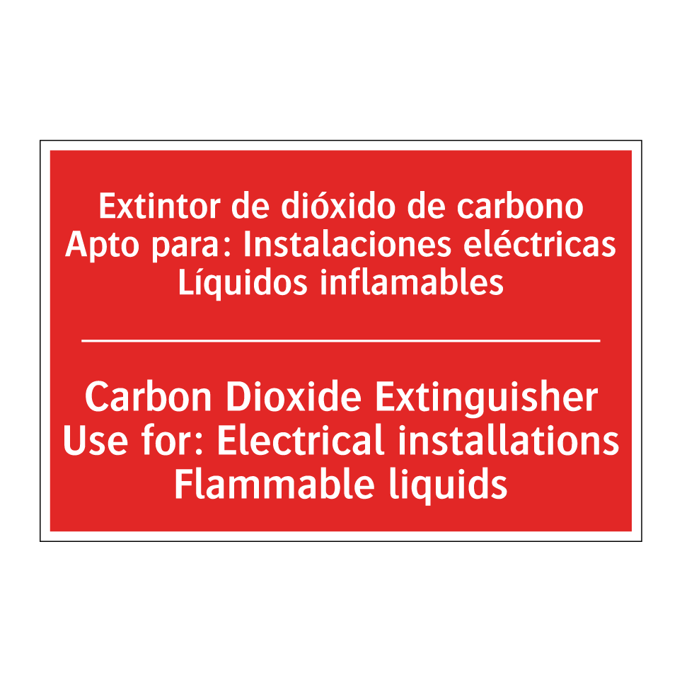Extintor de dióxido de /.../ - Carbon Dioxide Extinguisher /.../
