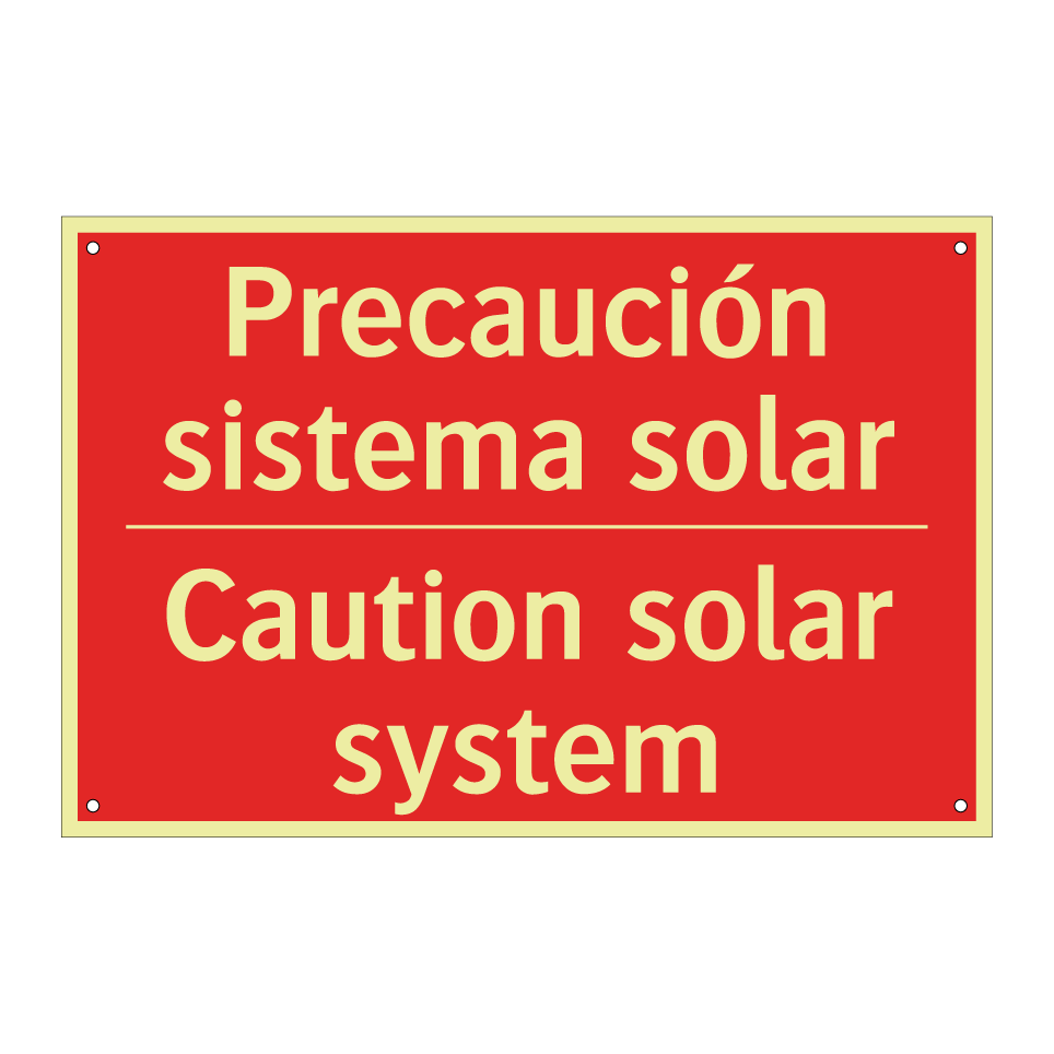 Precaución sistema solar - Caution solar system