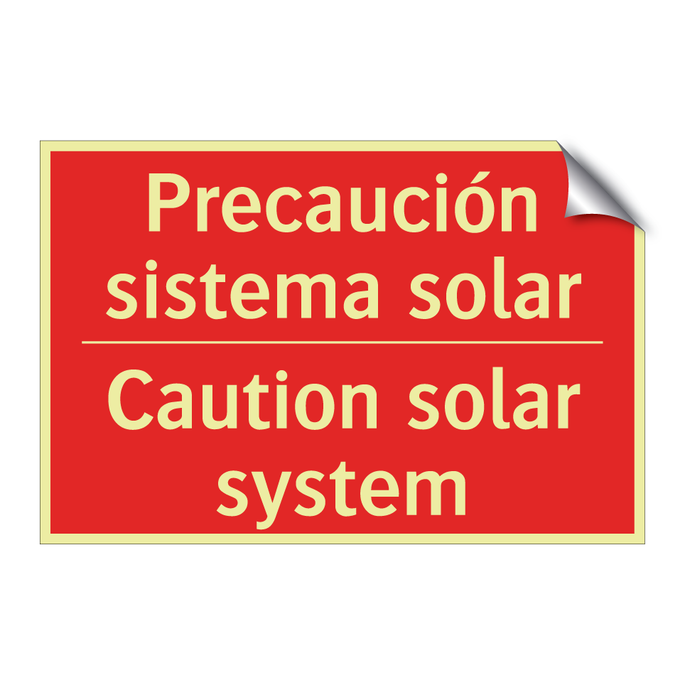 Precaución sistema solar - Caution solar system