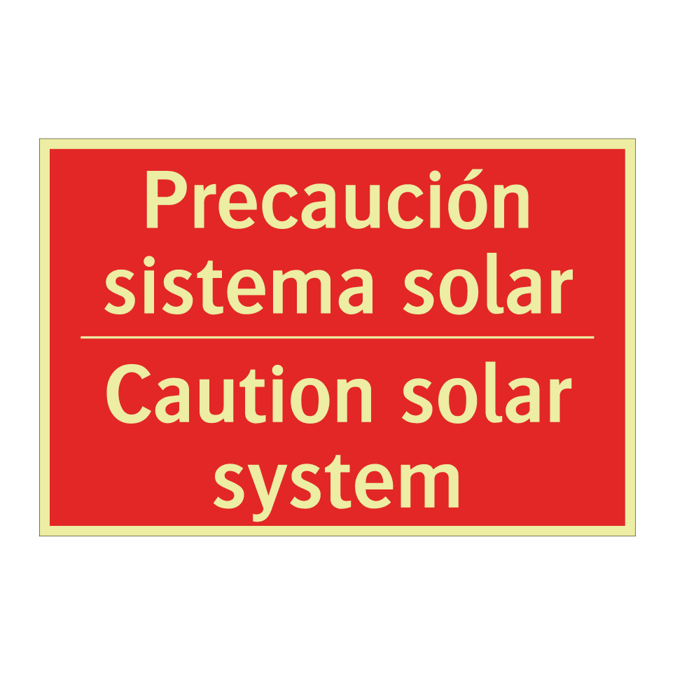 Precaución sistema solar - Caution solar system