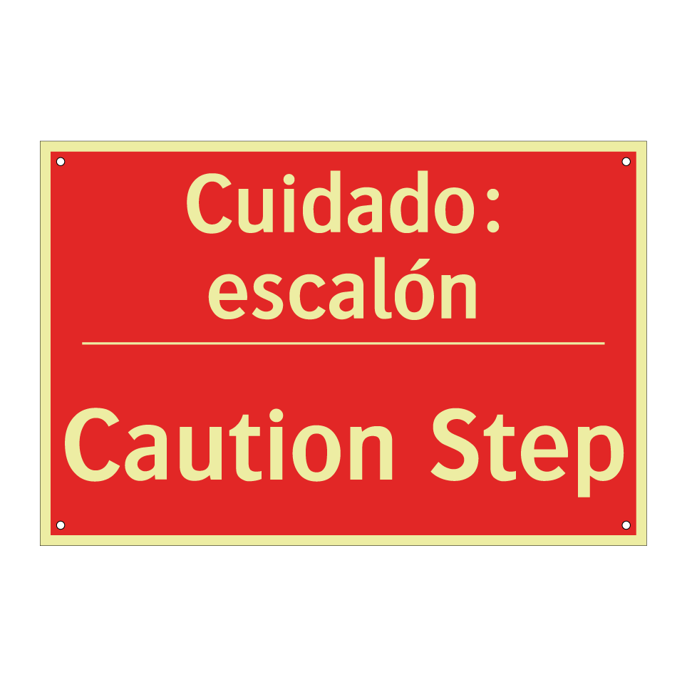Cuidado: escalón - Caution Step