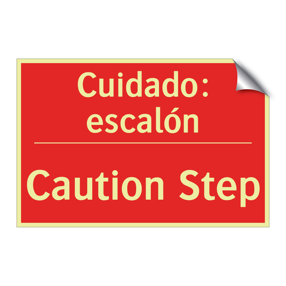 Cuidado: escalón - Caution Step