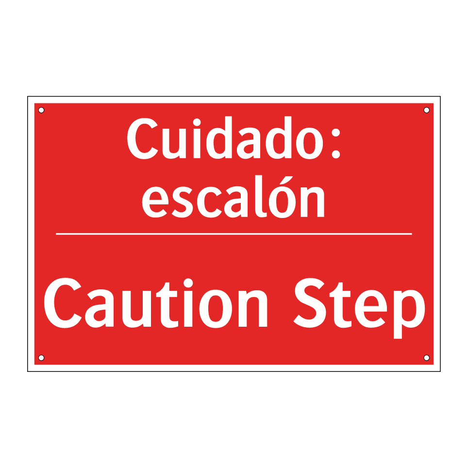 Cuidado: escalón - Caution Step